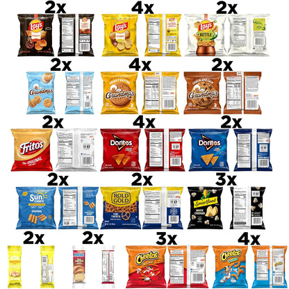Grab and go Frito Lay assorted snack packs