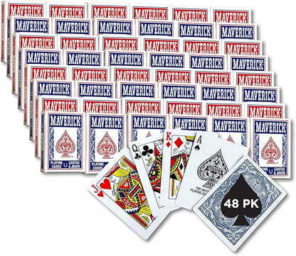 Maverick bulk playing cards for poker and bridge