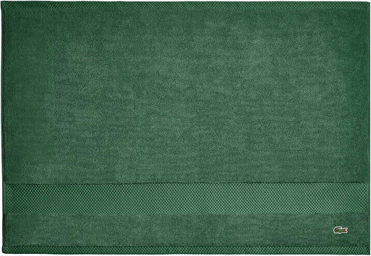 Green Lacoste cotton bath tub mat 21 x 31 inches