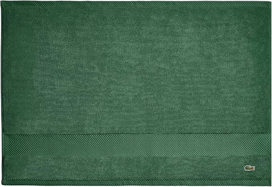 Lacoste Heritage Supima cotton tub mat in Croc Green