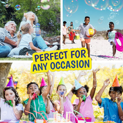 Bubble solution refill for outdoor party play