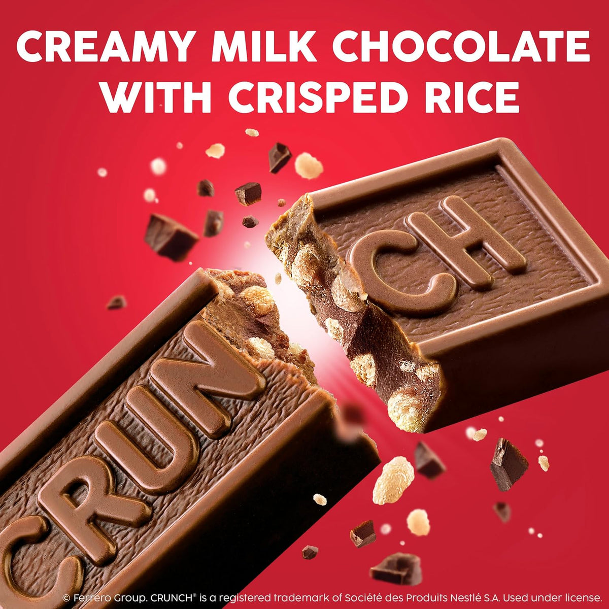 Fun size CRUNCH candy for sharing and parties