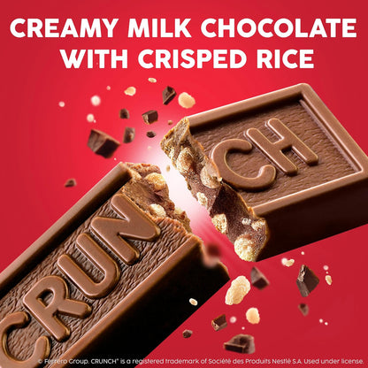 Fun size CRUNCH candy for sharing and parties