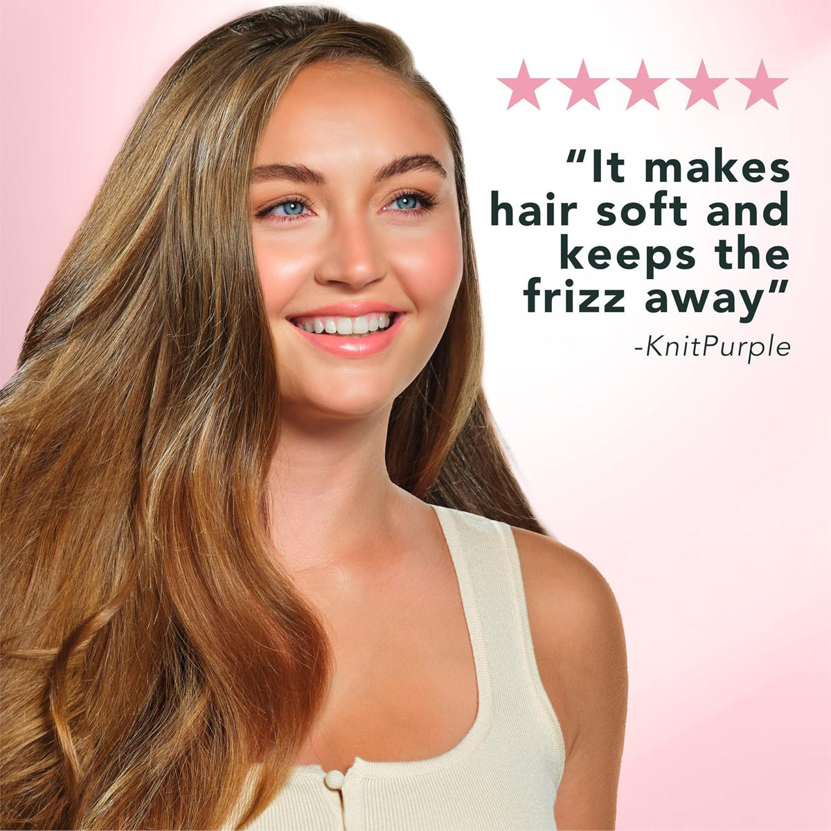 Floral scented shampoo and conditioner set for shiny hair