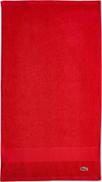 Lacoste Heritage Supima cotton hand towel in Formula 1