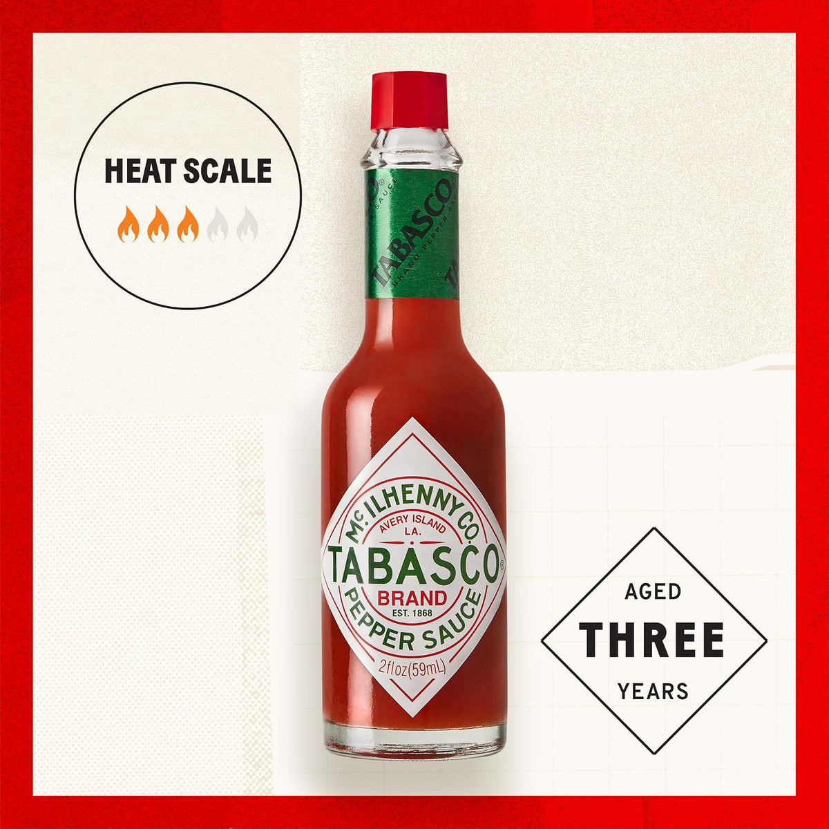 TABASCO Original hot sauce for everyday meals
