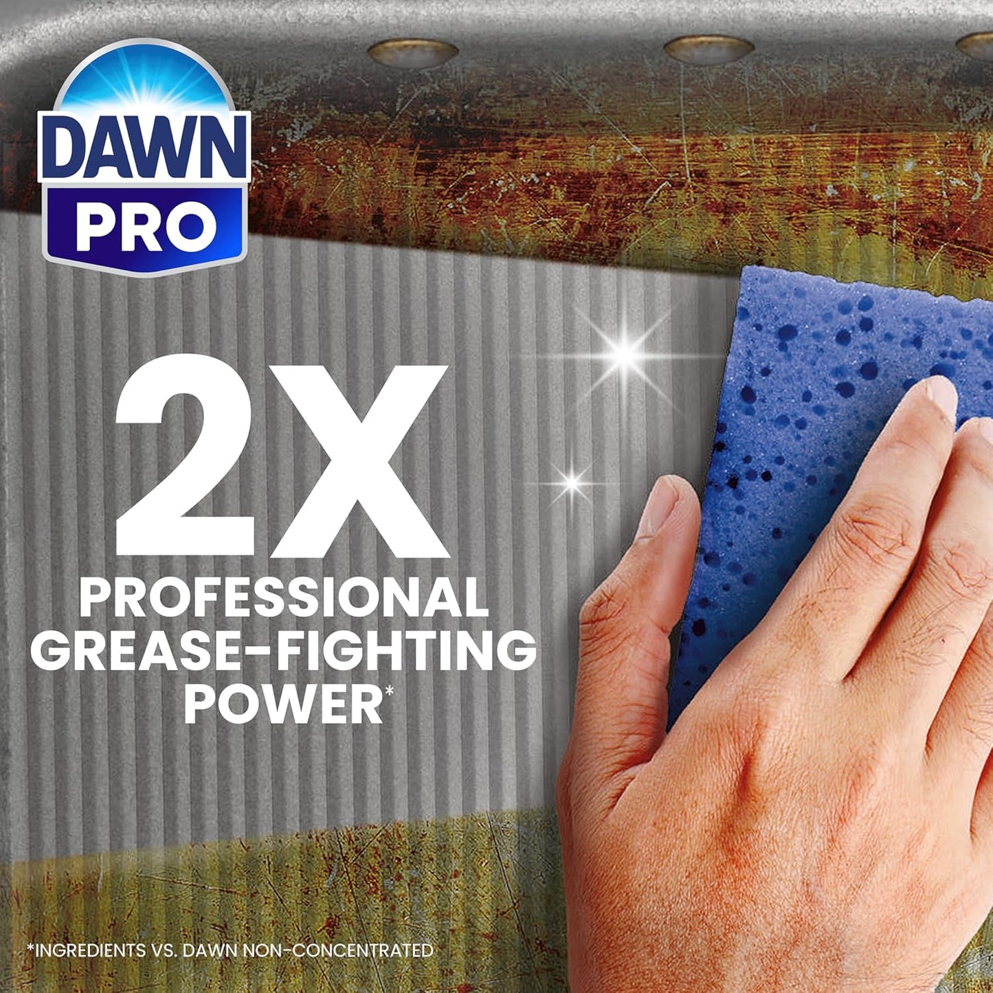 Dawn PRO Manual Pot and Pan Detergent, Dish Soap Liquid for Dishwashing by Hand, Bulk Concentrate for Commercial Use, 1 gal