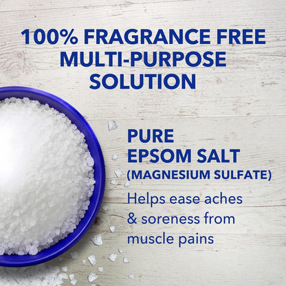 Unscented bath salts for soothing self-care