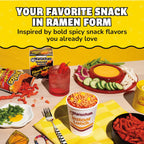 Maruchan Flamin' Hot ramen with chicken flavor and chili heat