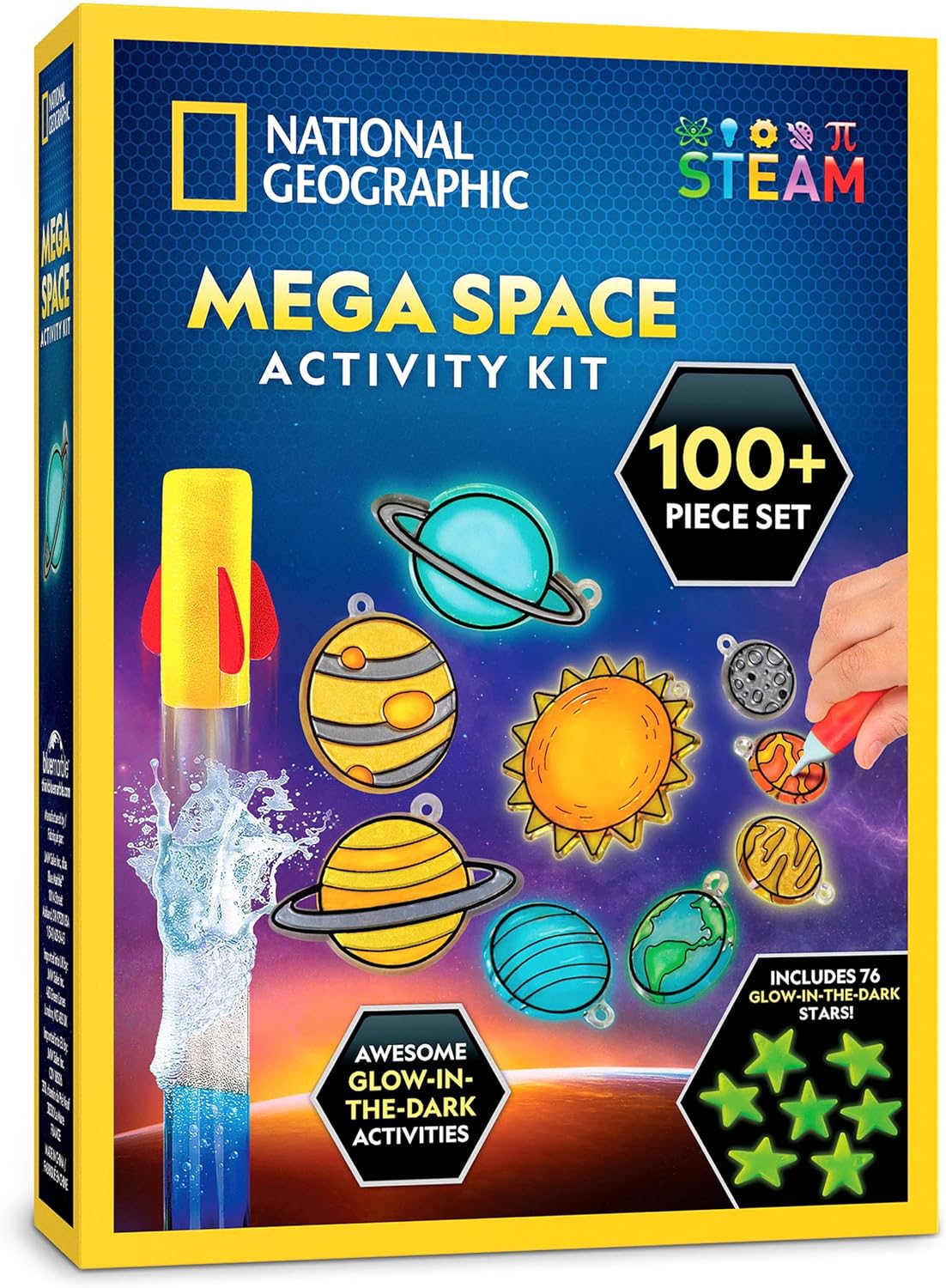 Glow-in-the-dark constellation craft activity kit