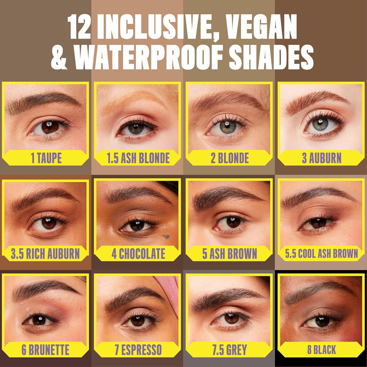 NYX vegan brow pencil for natural brow definition
