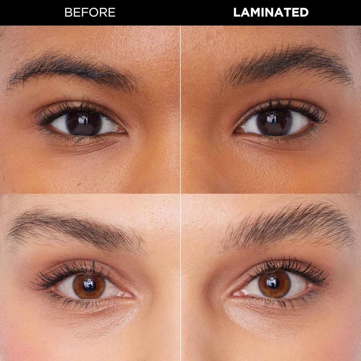 Clear eyebrow gel for lifted laminated brows