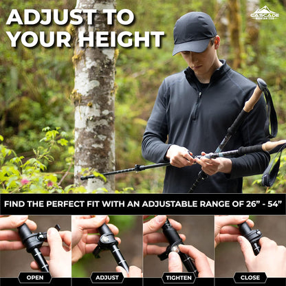 Cascade Mountain Tech walking poles for hiking and backpacking