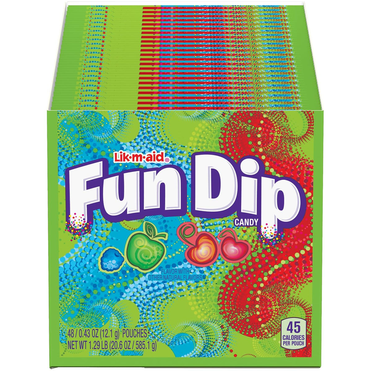 Fun Dip Cherry Yum Diddly Dip candy pouches