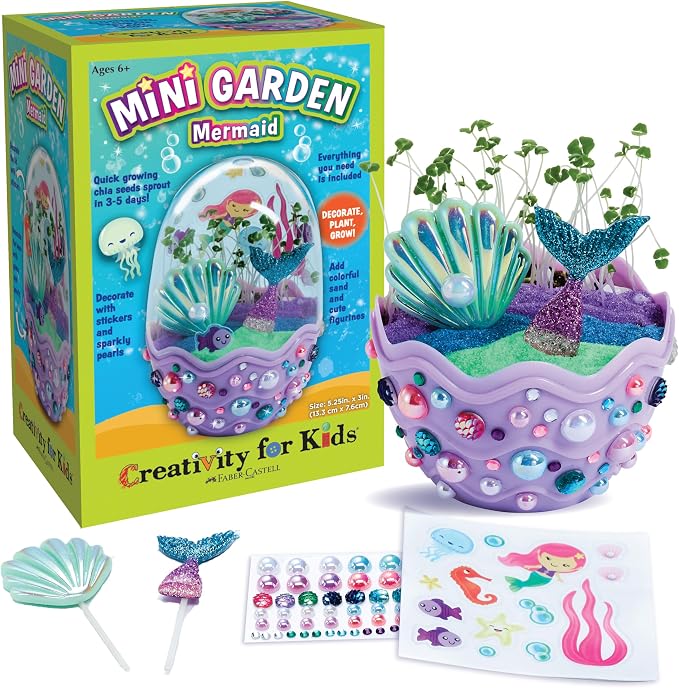 Creativity for Kids mermaid terrarium craft kit for kids