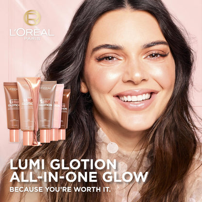 Radiant finish face and body glotion