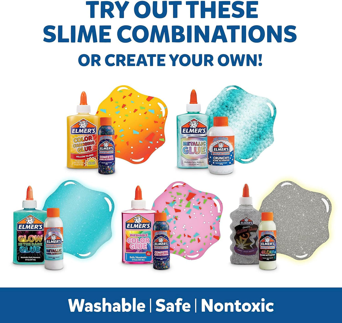Elmer's Magical Liquid slime activator and glue