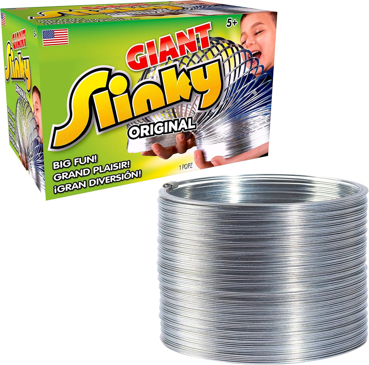 3.5-inch Slinky walking spring toy