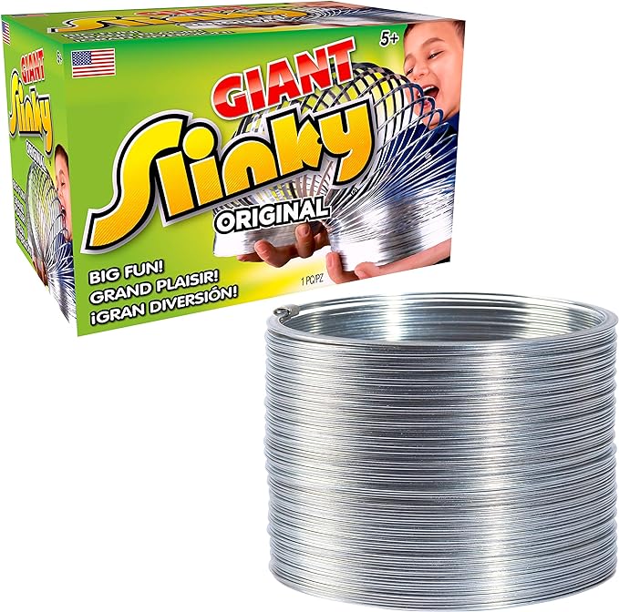 Original Giant Slinky metal spring toy