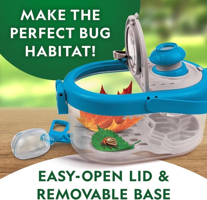 Scissor-style bug catcher, insect net, and tweezers