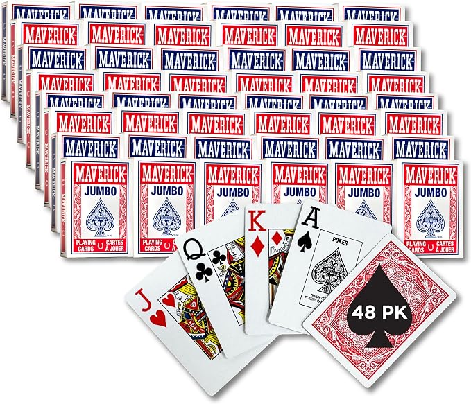 Maverick plastic coated playing cards pack