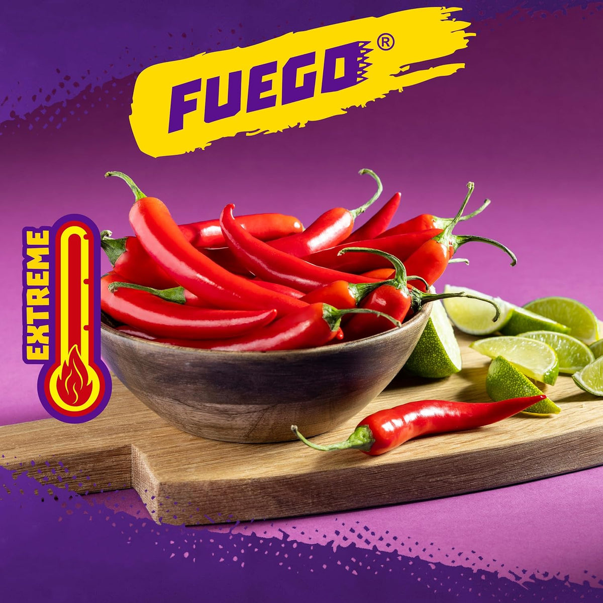 Takis Fuego fiesta size snack chips bag