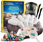 National Geographic gemstone dig kit with 50 real gemstones
