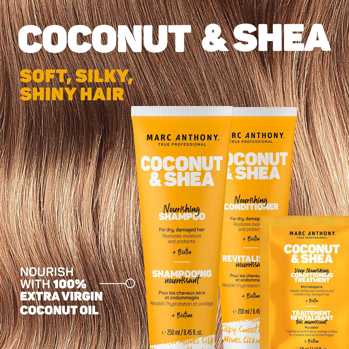 Two-piece Marc Anthony shampoo and conditioner set