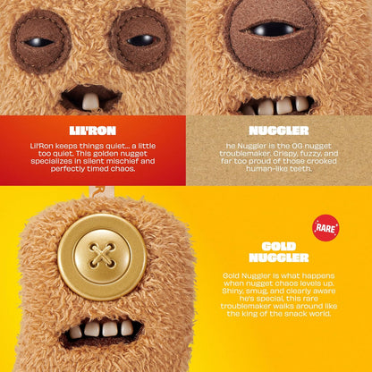 Small Fuggler plush clip-on toy set