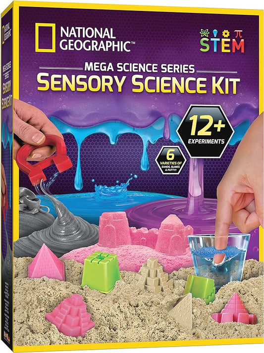 National Geographic sensory science kit with slime and putty