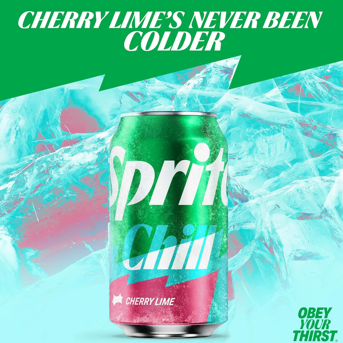 Limited edition Sprite Chill Cherry Lime 12 pack