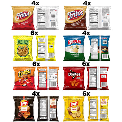 40 count Frito-Lay chips and crisps variety pack
