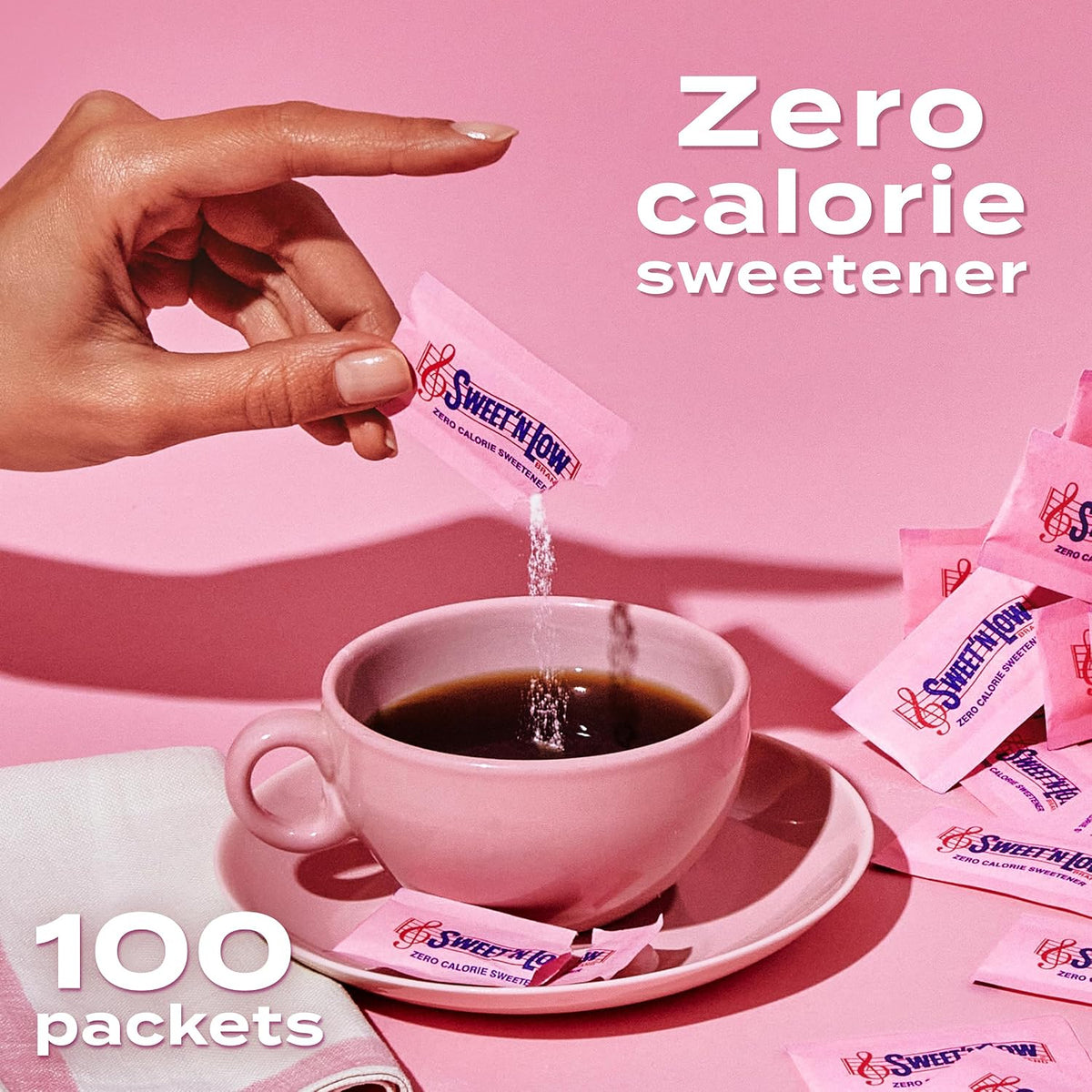 Sweet'N Low sweetener packets for hot and cold beverages