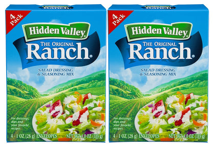 Hidden Valley Homestyle Ranch Seasoning and Salad Dressing Powder Mix, (20 Oz)