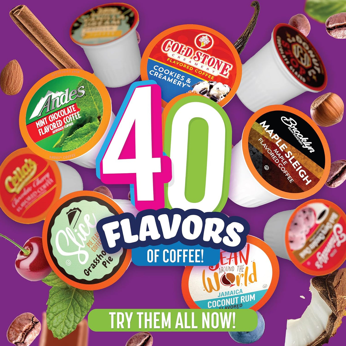 Two Rivers Coffee gourmet flavor coffee pod assortment