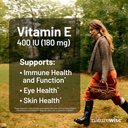 Vitamin E 400 IU softgels 60 count bottle