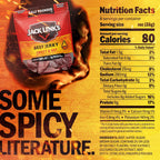 Sweet and hot hardwood-smoked beef jerky by Jack Link's