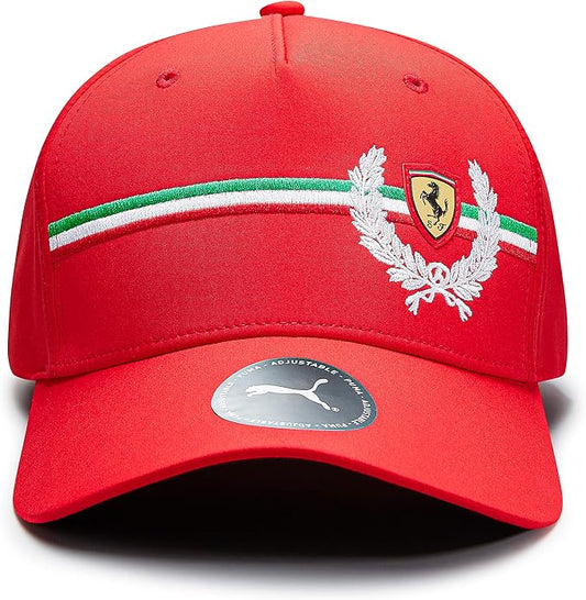 PUMA Scuderia Ferrari red unisex hat front view