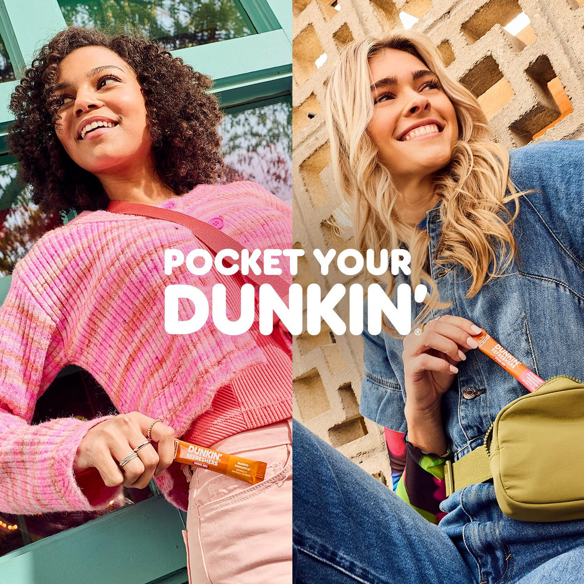 Dunkin Refreshers assorted fruit flavor drink mix box