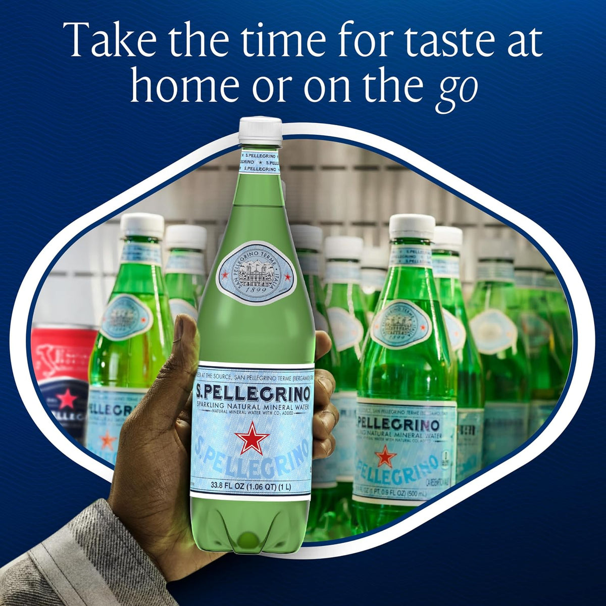 S.Pellegrino carbonated mineral water case