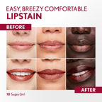 Satin finish COVERGIRL Outlast lip stain