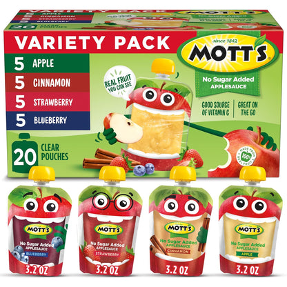 Mott's applesauce pouches assorted fruit flavors