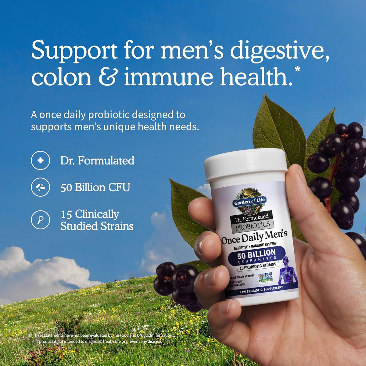 Dr Formulated Probiotics for Men daily capsules