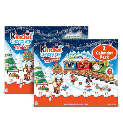 Kinder holiday chocolate advent calendar assortment