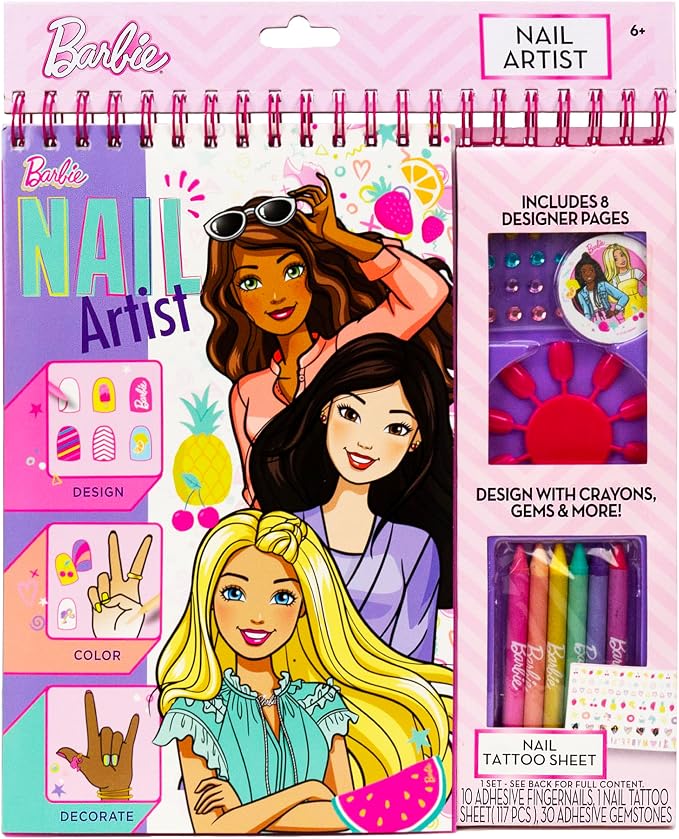 Barbie fashion design activity magazine kit for kids