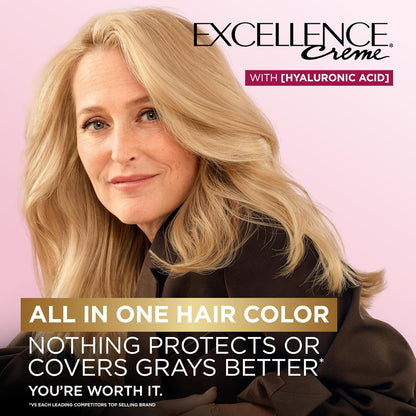 Triple Care Color routine hair dye kit with hyaluronic acid