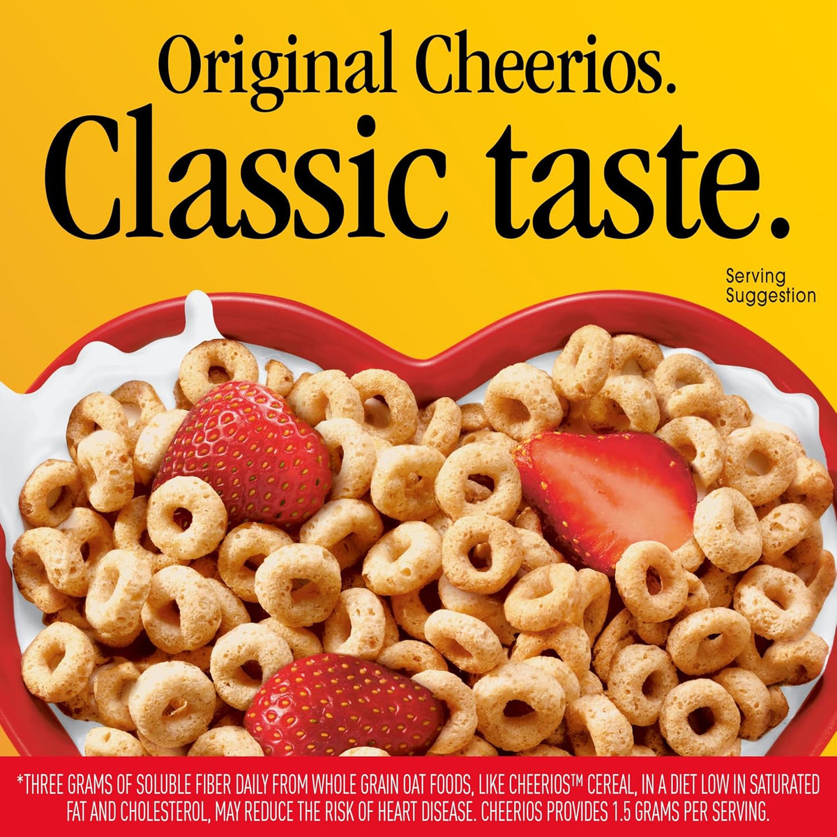 Cheerios gluten free cereal for breakfast and snacks