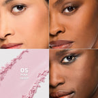 Deep Pink loose powder for brightening and setting makeup