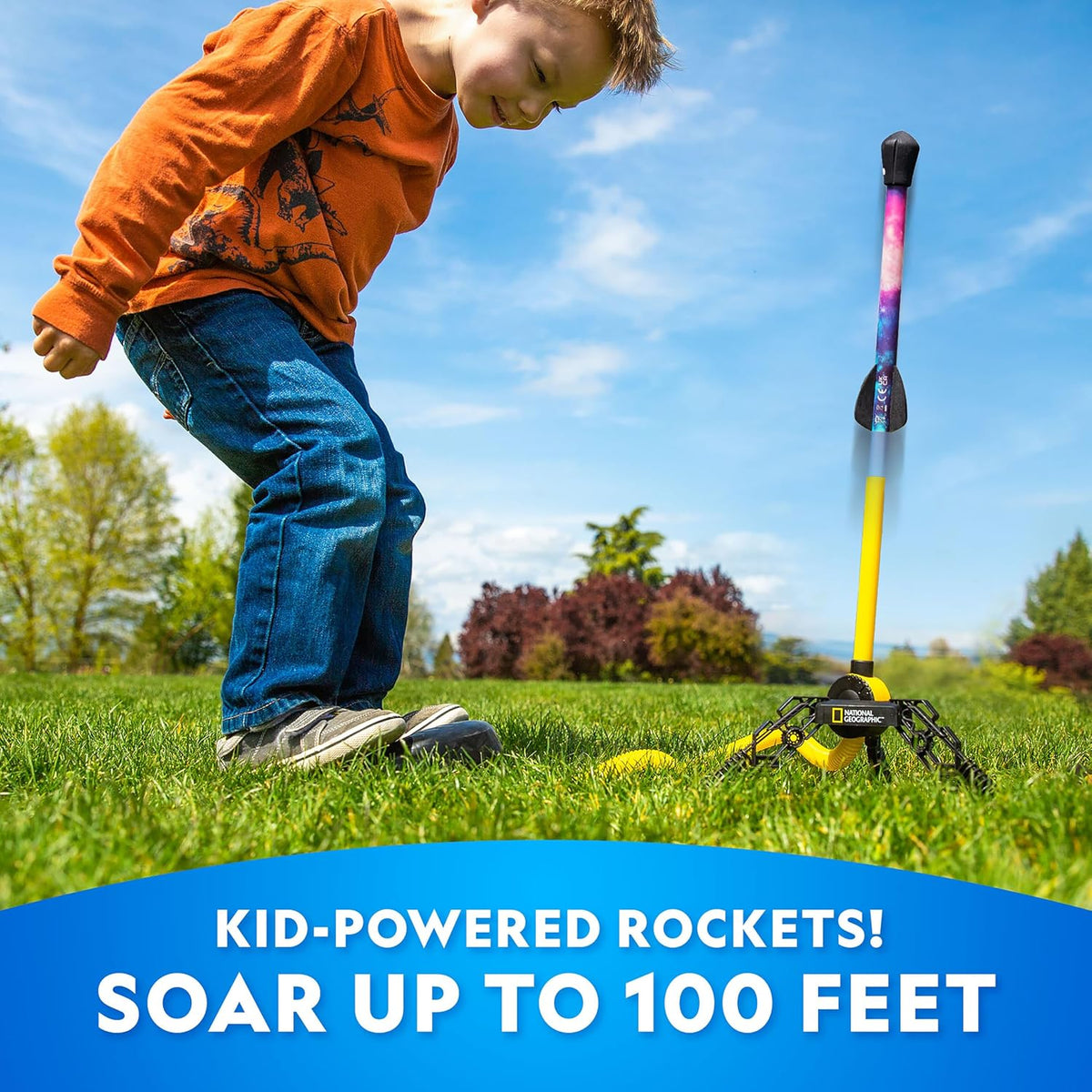 Blue Marble National Geographic outdoor rocket toy
