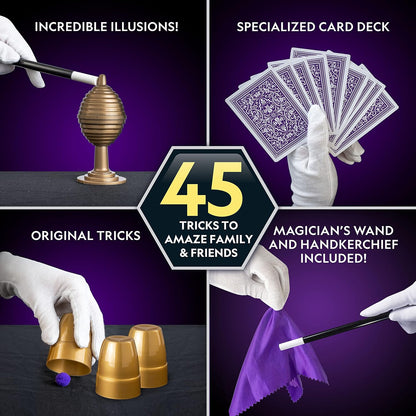 Educational magic tricks set with instruction booklet